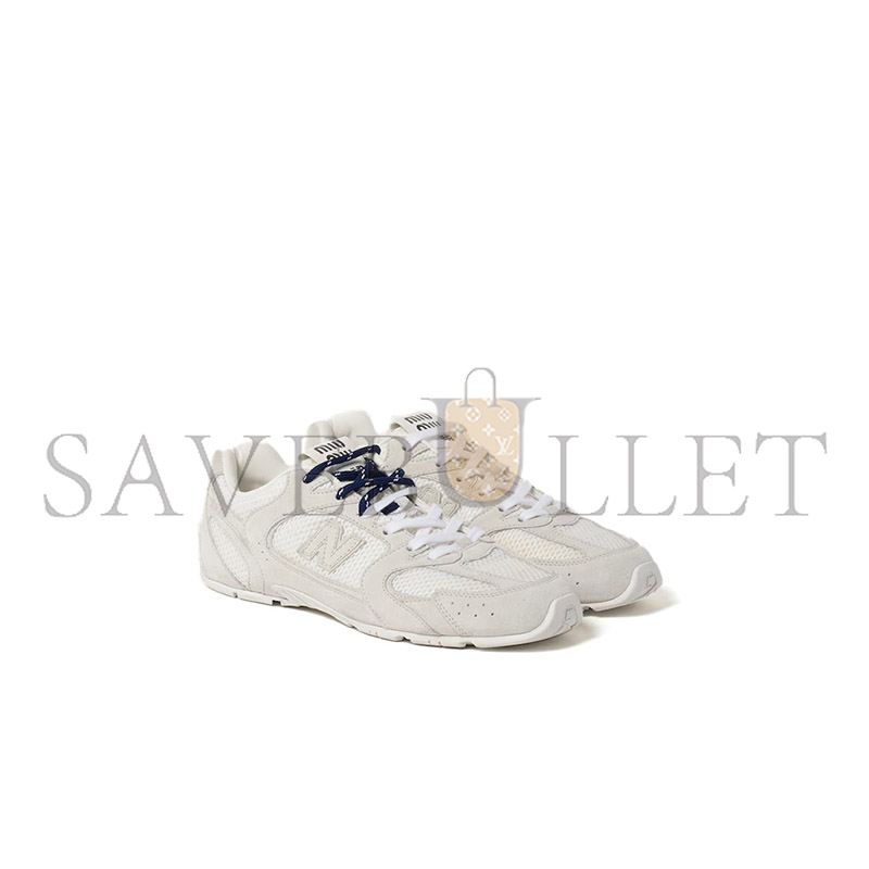 MIU MIU X NEW BALANCE 530 SL SUEDE AND MESH SNEAKERS 5E165E